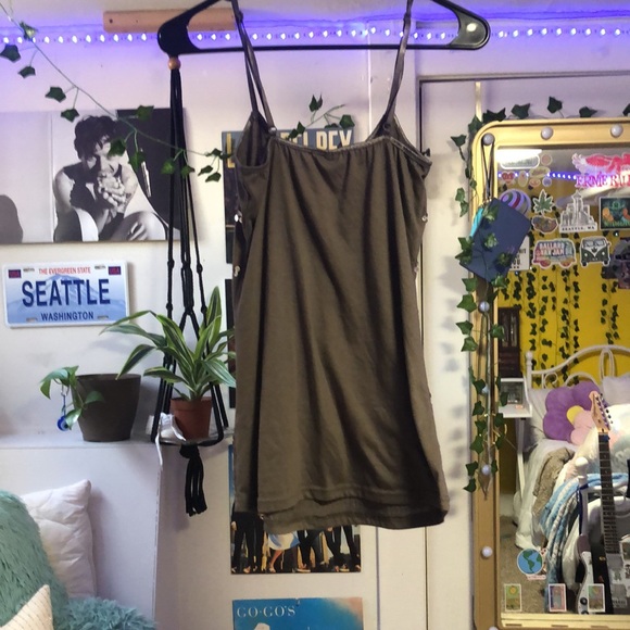 Rue21 size large y2k grey sequin tank top - Picture 2 of 3